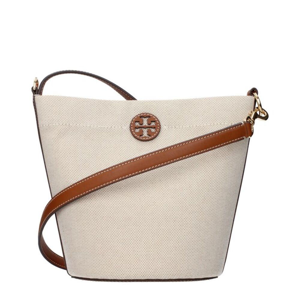 Tory Burch Beige Fabric Crossbody Women's Bag